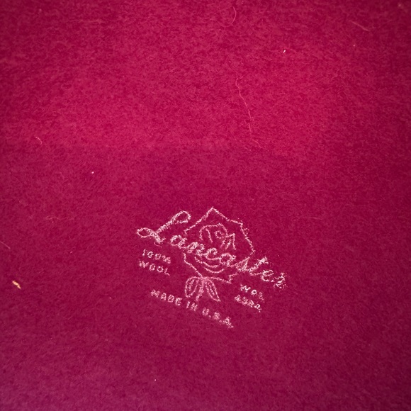 Vintage Lancaster Purple Wool Hat with Veil - Picture 8 of 9